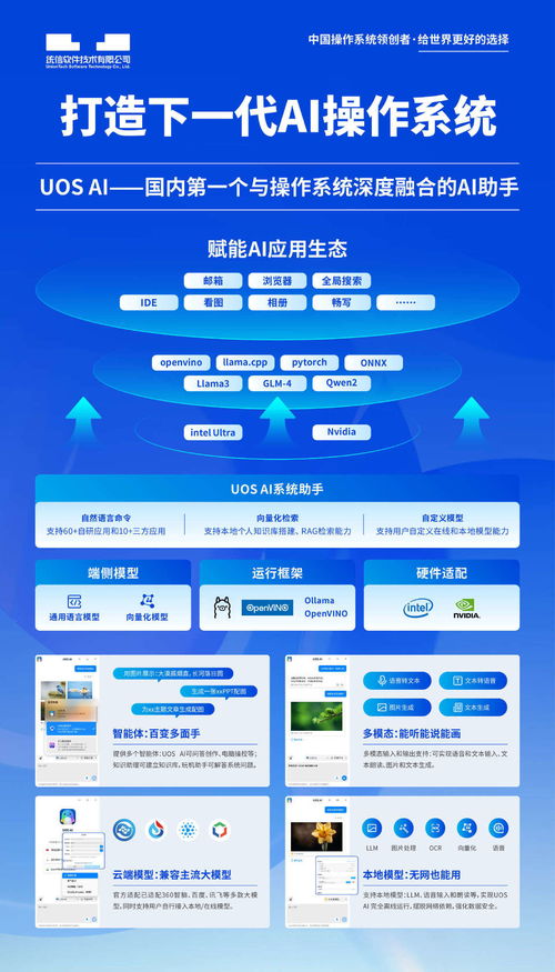 國(guó)產(chǎn)AI操作系統(tǒng)孵化成熟，統(tǒng)信UOS開(kāi)啟AI應(yīng)用軟件開(kāi)發(fā)新篇章
